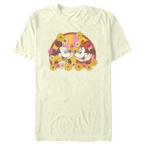 Men’s Mickey & Friends Floral Couple T-Shirt