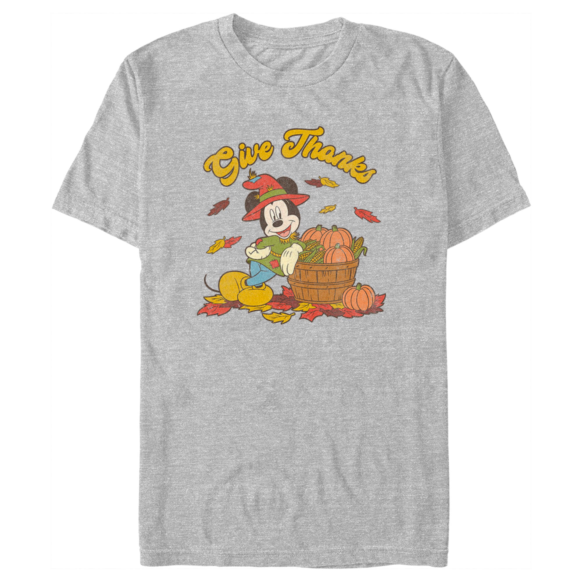 Men's Mickey & Friends Give Thanks T-Shirt Men's Mickey & Friends Give Thanks T-Shirt