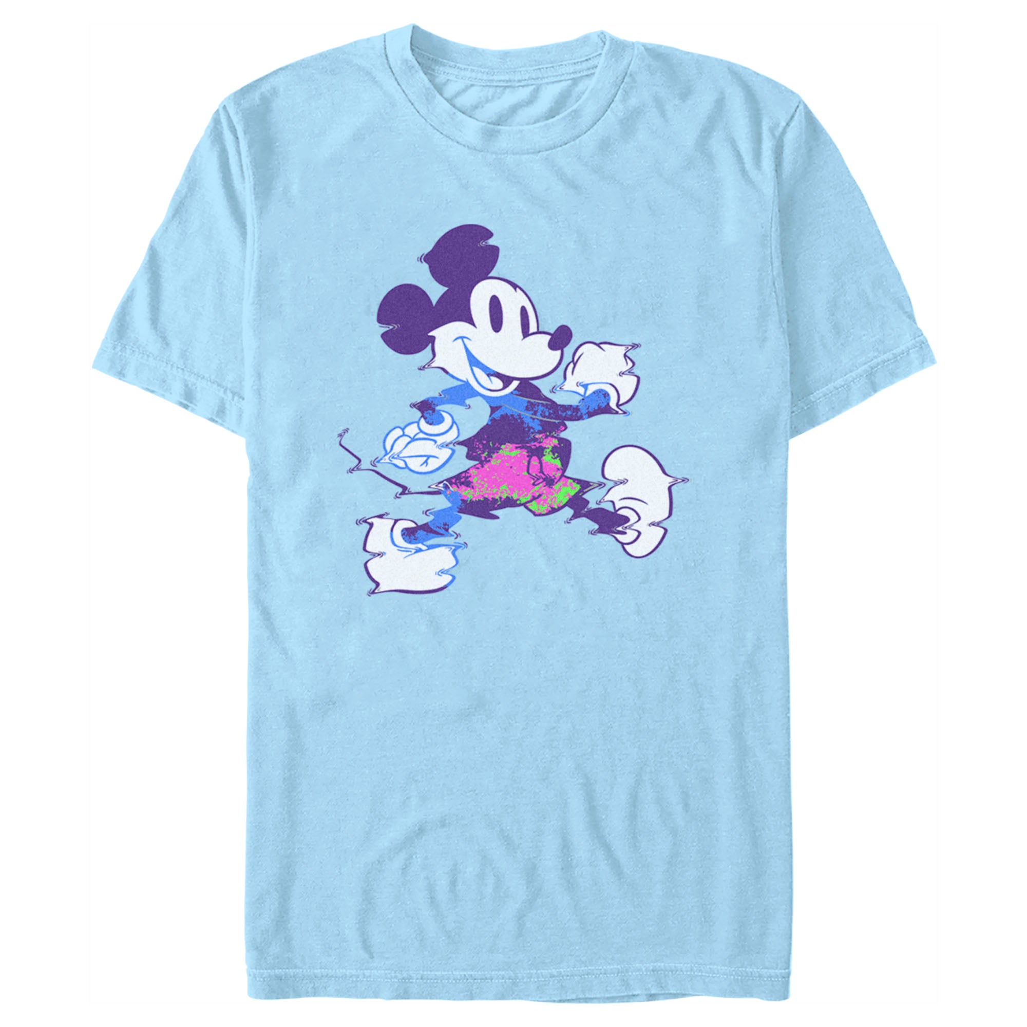 Men's Mickey & Friends Glitch Mickey T-Shirt Men's Mickey & Friends Glitch Mickey T-Shirt