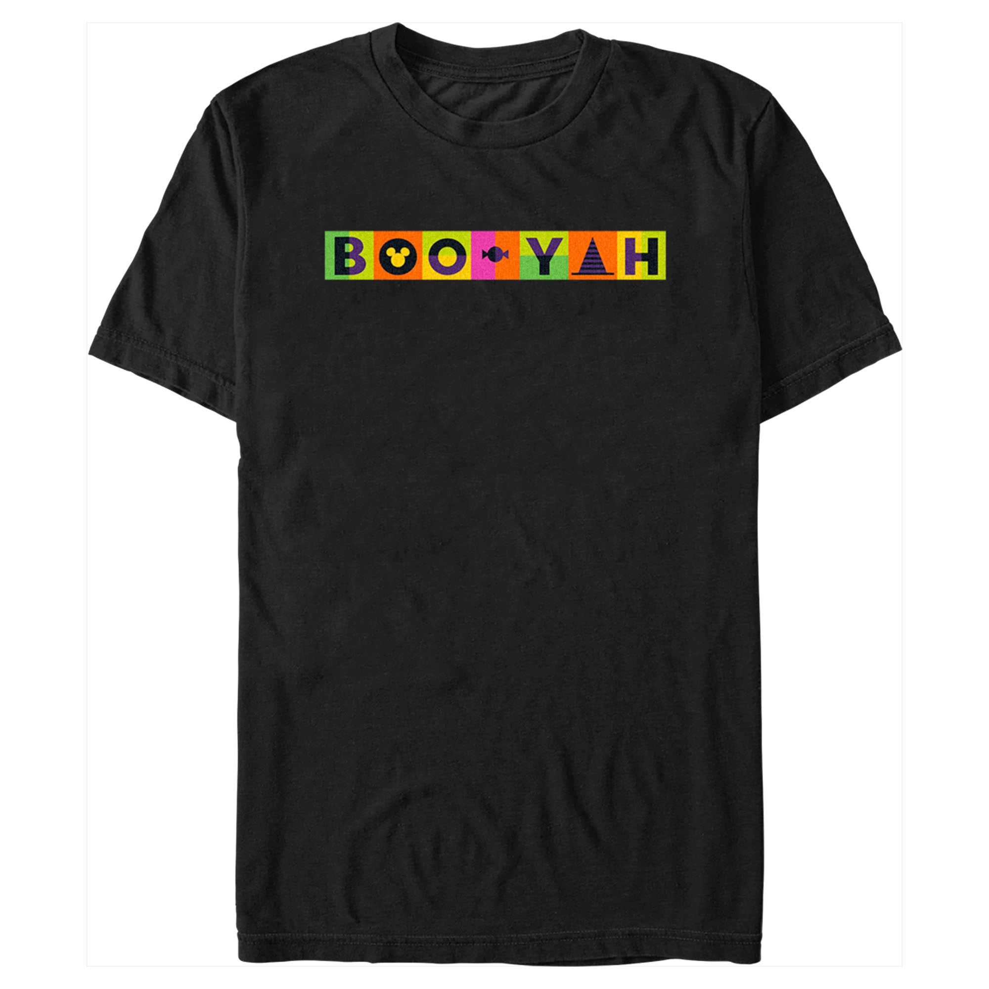 Men's Mickey & Friends Halloween Boo-Yah Logo T-Shirt Men's Mickey & Friends Halloween Boo-Yah Logo T-Shirt