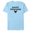 Men’s Mickey & Friends Happy Together Silhouette Logo T-Shirt