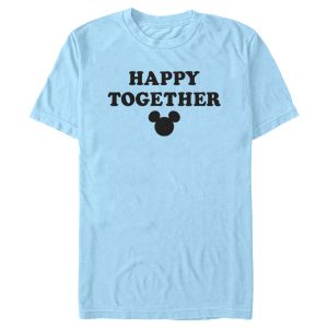 Men’s Mickey & Friends Happy Together Silhouette Logo T-Shirt