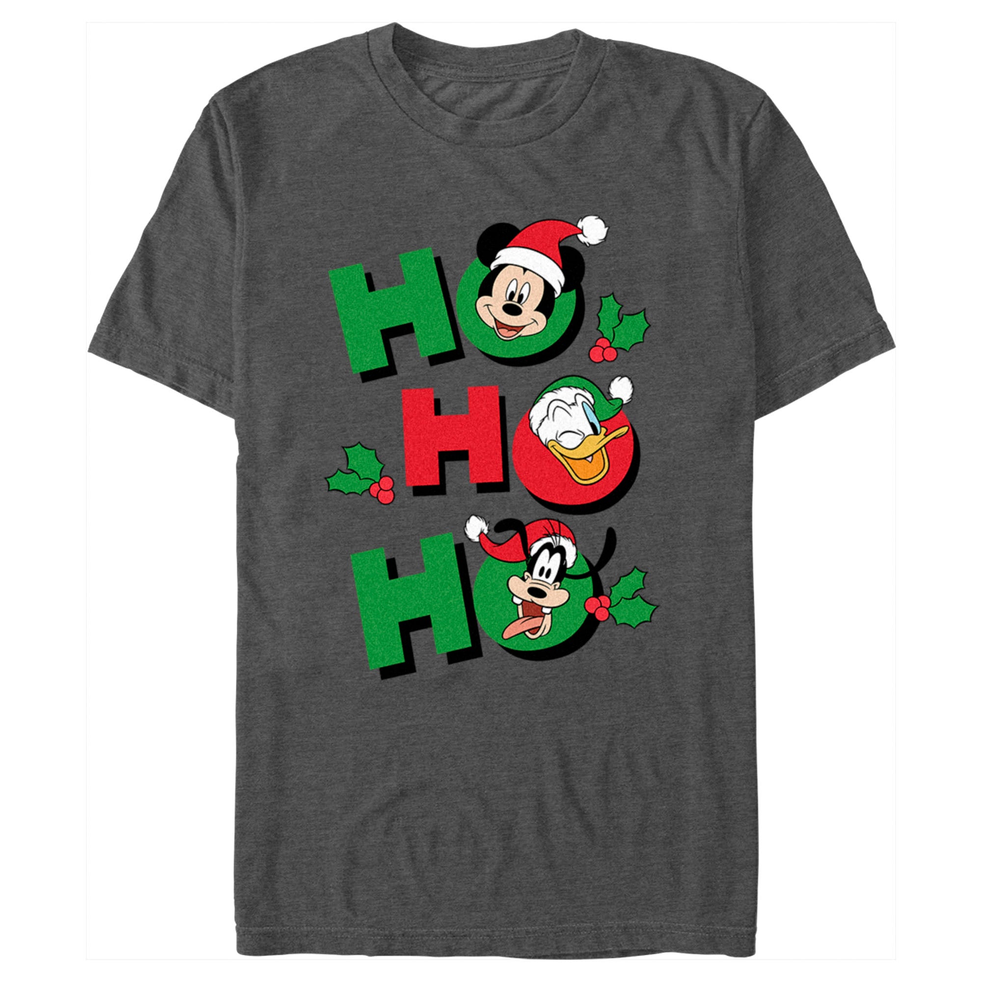 Men's Mickey & Friends Ho Ho Ho Christmas T-Shirt Men's Mickey & Friends Ho Ho Ho Christmas T-Shirt