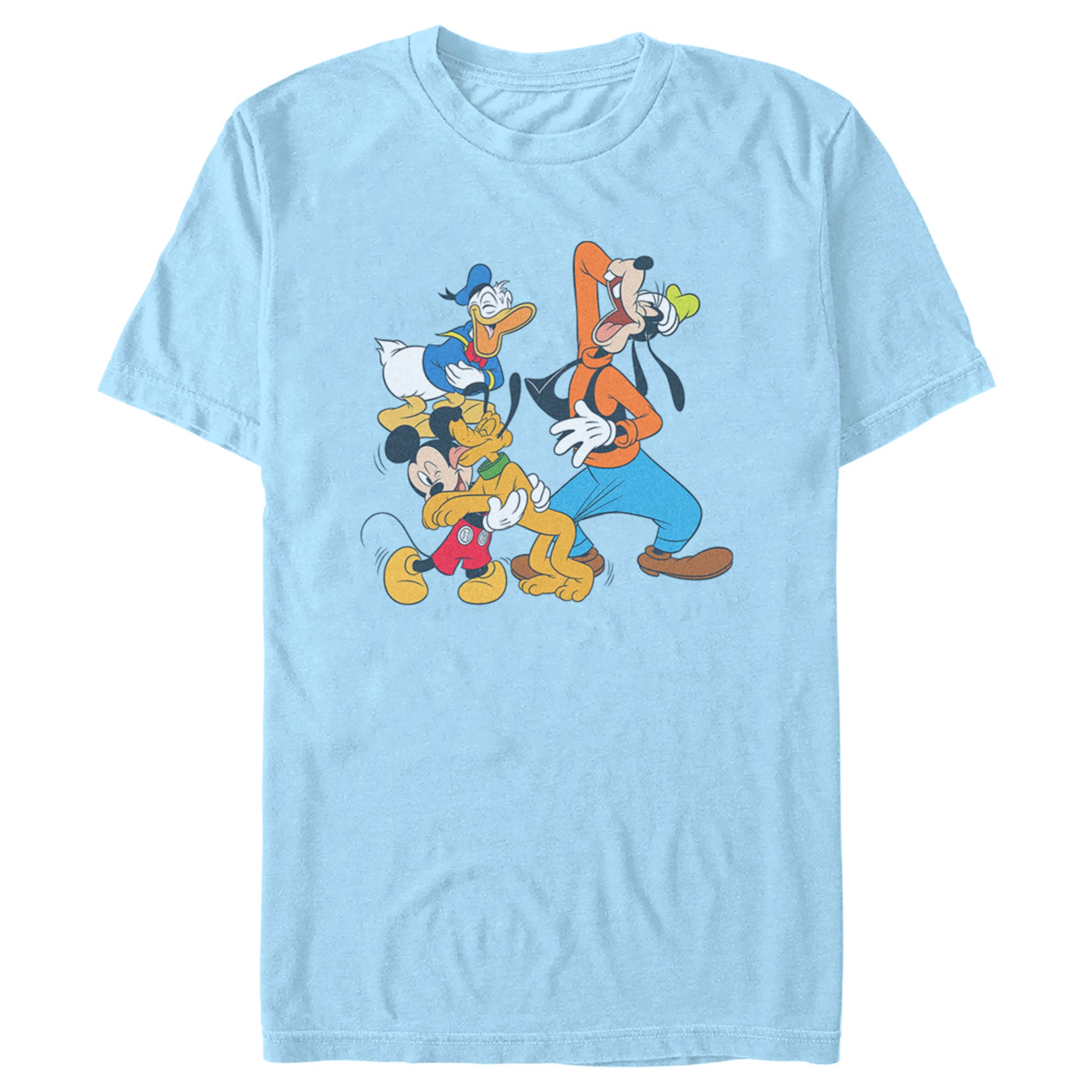 Men's Mickey & Friends Laughing Crew T-Shirt Men's Mickey & Friends Laughing Crew T-Shirt