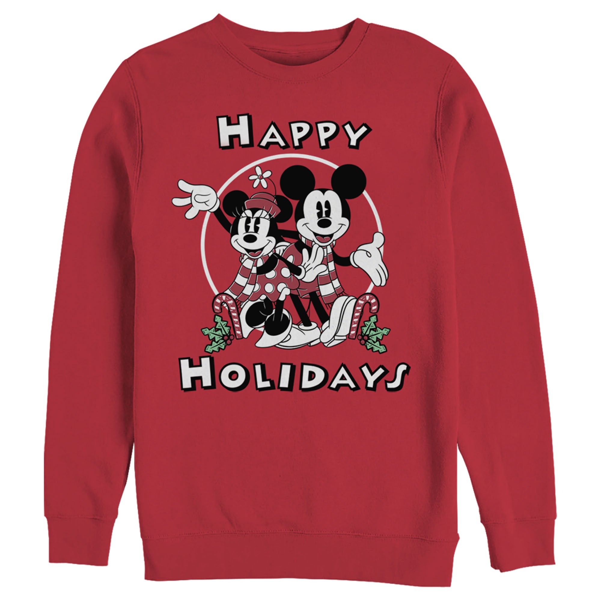 Men's Mickey & Friends Mickey & Minnie Holiday Sweatshirt Men's Mickey & Friends Mickey & Minnie Holiday Sweatshirt