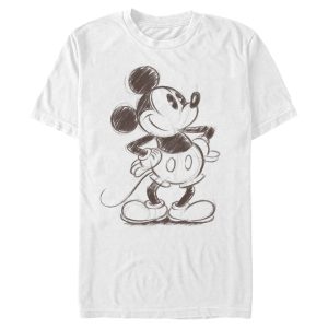 Men’s Mickey & Friends Mickey Mouse Vintage Sketch T-Shirt