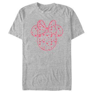 Men’s Mickey & Friends Mickey and Friends Minnie Heart Silhouette T-Shirt