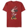 Men’s Mickey & Friends Minnie Mouse Portrait Distressed T-Shirt