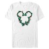 Men’s Mickey & Friends Mistletoe Mickey Wreath T-Shirt