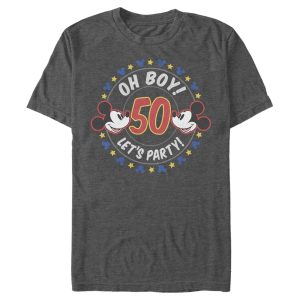 Men’s Mickey & Friends Oh Boy Let’s Party T-Shirt