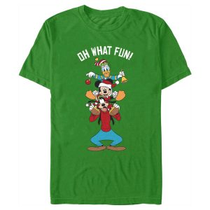 Men’s Mickey & Friends Oh What Fun T-Shirt