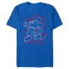 Men’s Mickey & Friends Outlined Character T-Shirt
