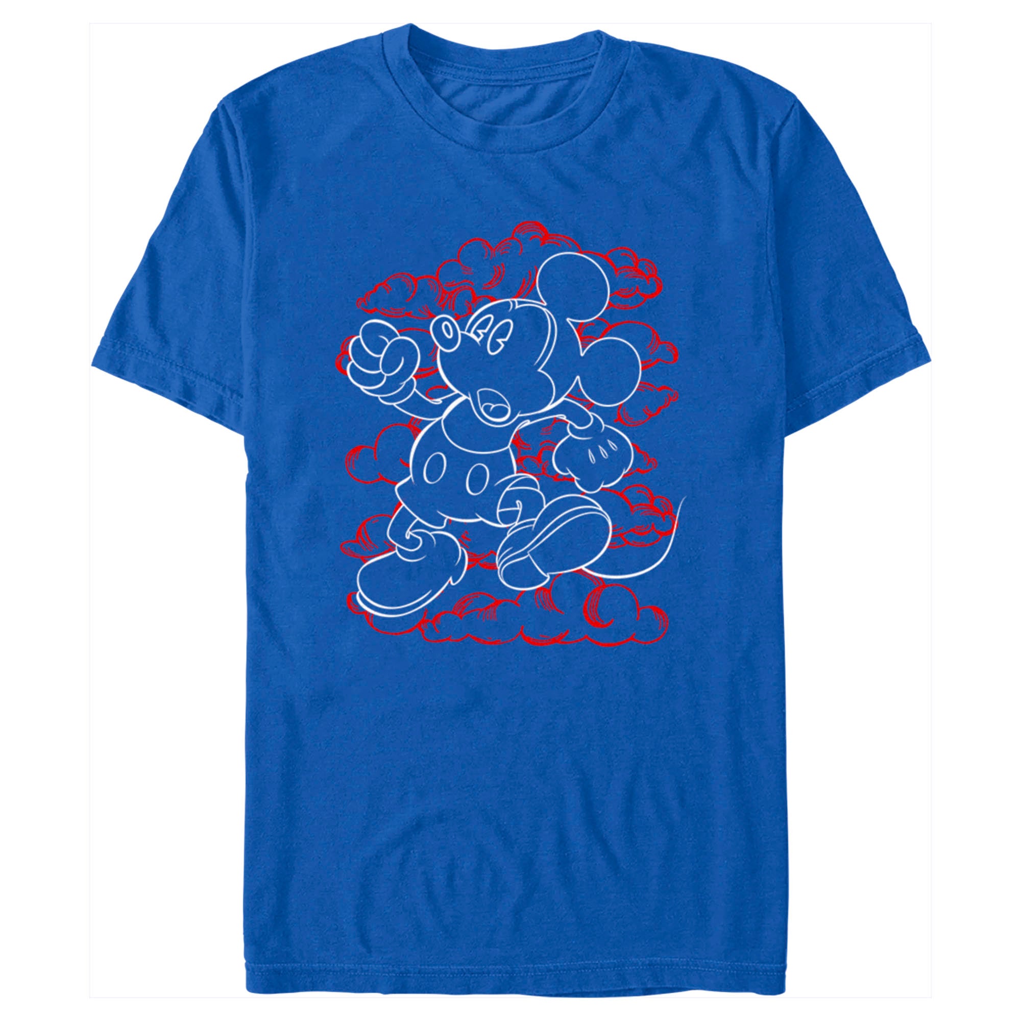 Men's Mickey & Friends Outlined Character T-Shirt Men's Mickey & Friends Outlined Character T-Shirt
