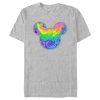 Men’s Mickey & Friends Paint Swirl Logo T-Shirt