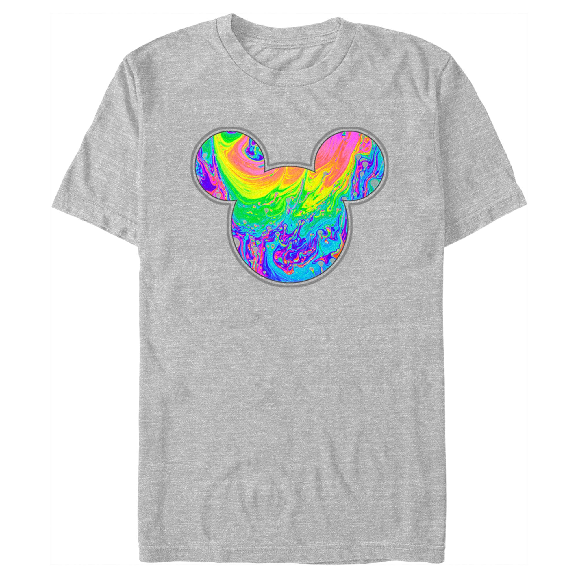 Men's Mickey & Friends Paint Swirl Logo T-Shirt Men's Mickey & Friends Paint Swirl Logo T-Shirt