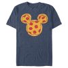 Men’s Mickey & Friends Pizza Mickey Mouse Logo T-Shirt