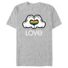 Men’s Mickey & Friends Pride Heart-Shaped Hands T-Shirt