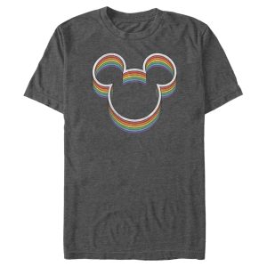 Men’s Mickey & Friends Rainbow Logo T-Shirt