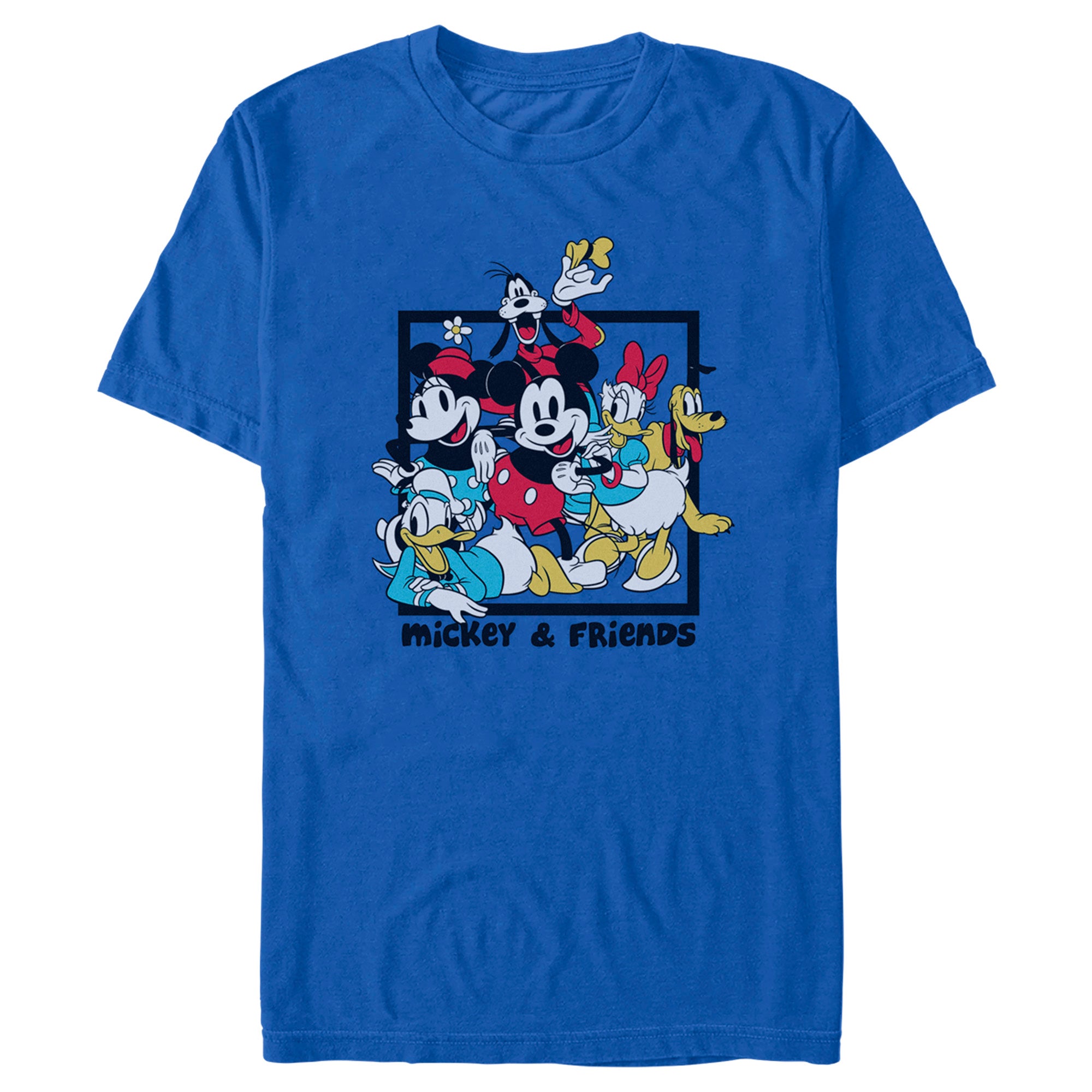 Men's Mickey & Friends Retro Characters T-Shirt Men's Mickey & Friends Retro Characters T-Shirt