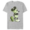 Men’s Mickey & Friends Retro Green Sketch T-Shirt