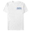 Men’s Mickey & Friends Retro Stripes Mickey & Pluto Text T-Shirt