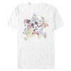 Men’s Mickey & Friends Running Group Shot T-Shirt