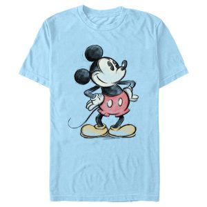 Men’s Mickey & Friends Sketched Mickey Portrait T-Shirt