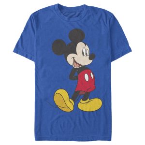Men’s Mickey & Friends Smiling Mickey Mouse Portrait T-Shirt