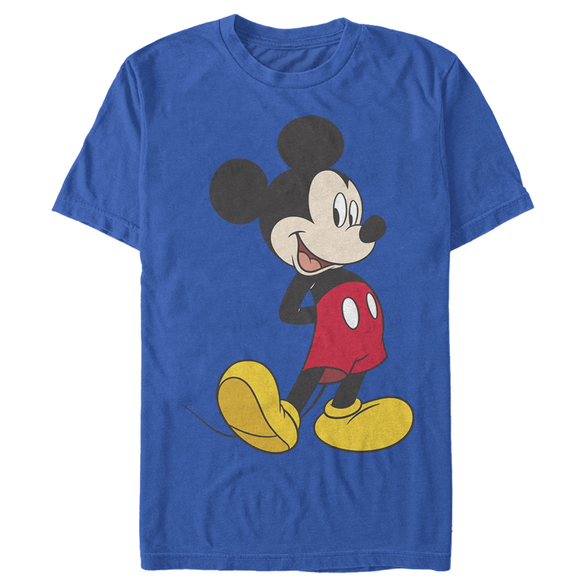 Men's Mickey & Friends Smiling Mickey Mouse Portrait T-Shirt Men's Mickey & Friends Smiling Mickey Mouse Portrait T-Shirt