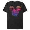 Men’s Mickey & Friends Tropical Racetrack Mickey Mouse Logo T-Shirt