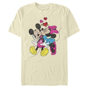 Men’s Mickey & Friends Valentine’s Day Minnie Mouse Smooch T-Shirt