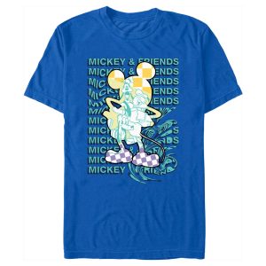 Men’s Mickey & Friends Warped Silhouette T-Shirt