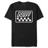 Men’s NEFF Black and White Checkered Logo T-Shirt