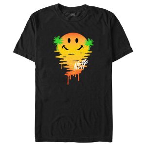 Men’s NEFF Melting Smiley Face Sunset T-Shirt