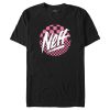 Men’s NEFF Pink Checkered Logo T-Shirt