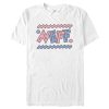 Men’s NEFF Retro Pink and Blue Logo T-Shirt