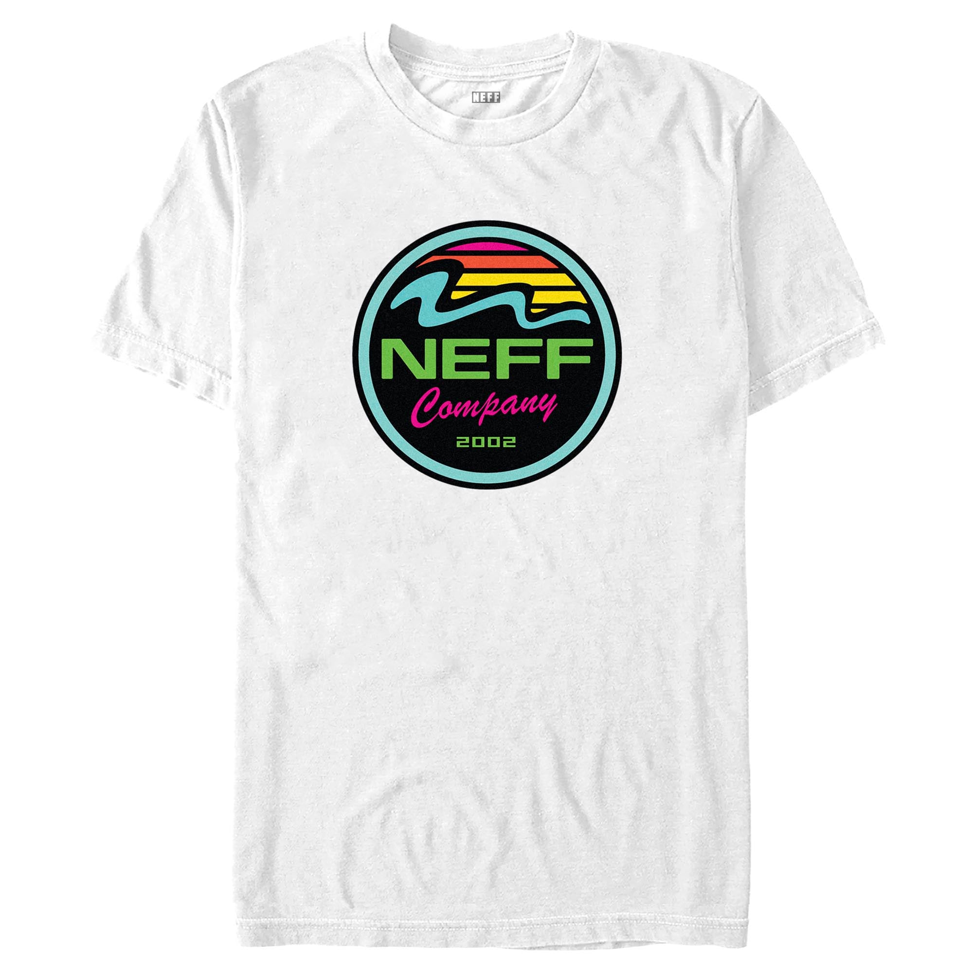Men's NEFF Retro Rainbow Logo T-Shirt Men's NEFF Retro Rainbow Logo T-Shirt