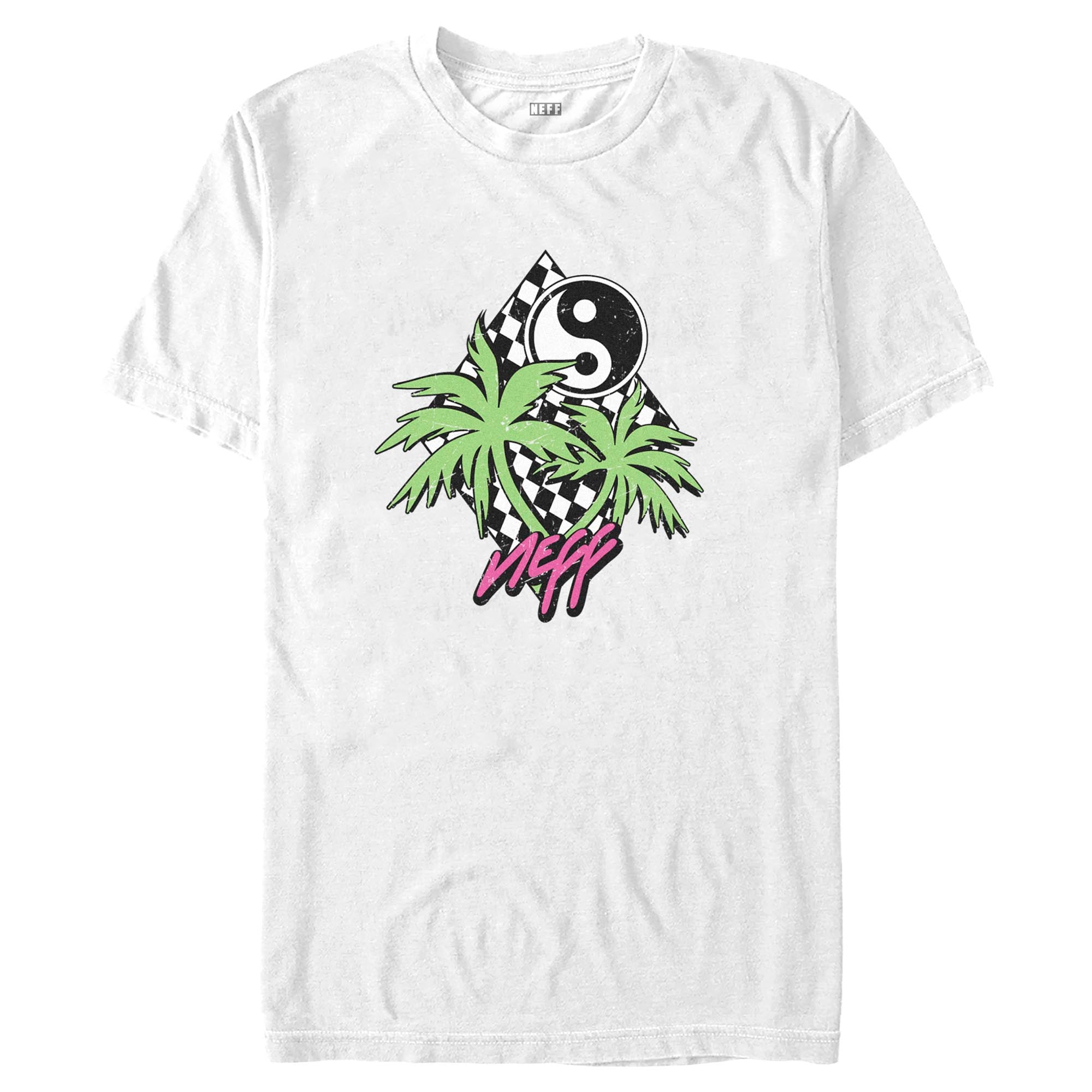 Men's NEFF Yin Yang and Palm Trees Logo T-Shirt Men's NEFF Yin Yang and Palm Trees Logo T-Shirt