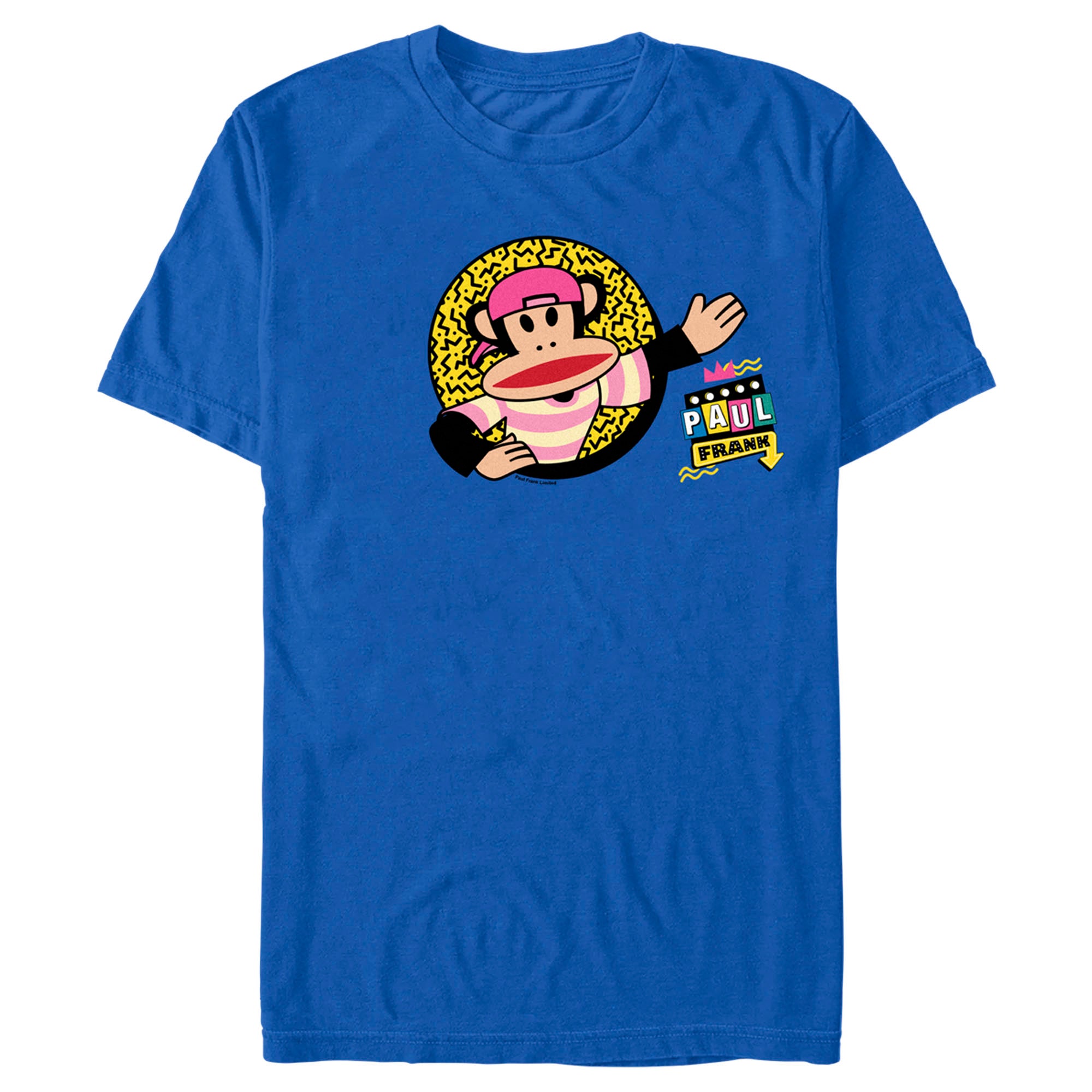 Men's Paul Frank Julius Backwards Cap T-Shirt Men's Paul Frank Julius Backwards Cap T-Shirt