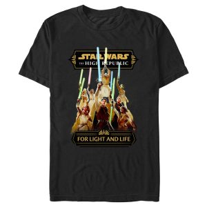 Men’s Star Wars The High Republic Jedi For Light and Life T-Shirt
