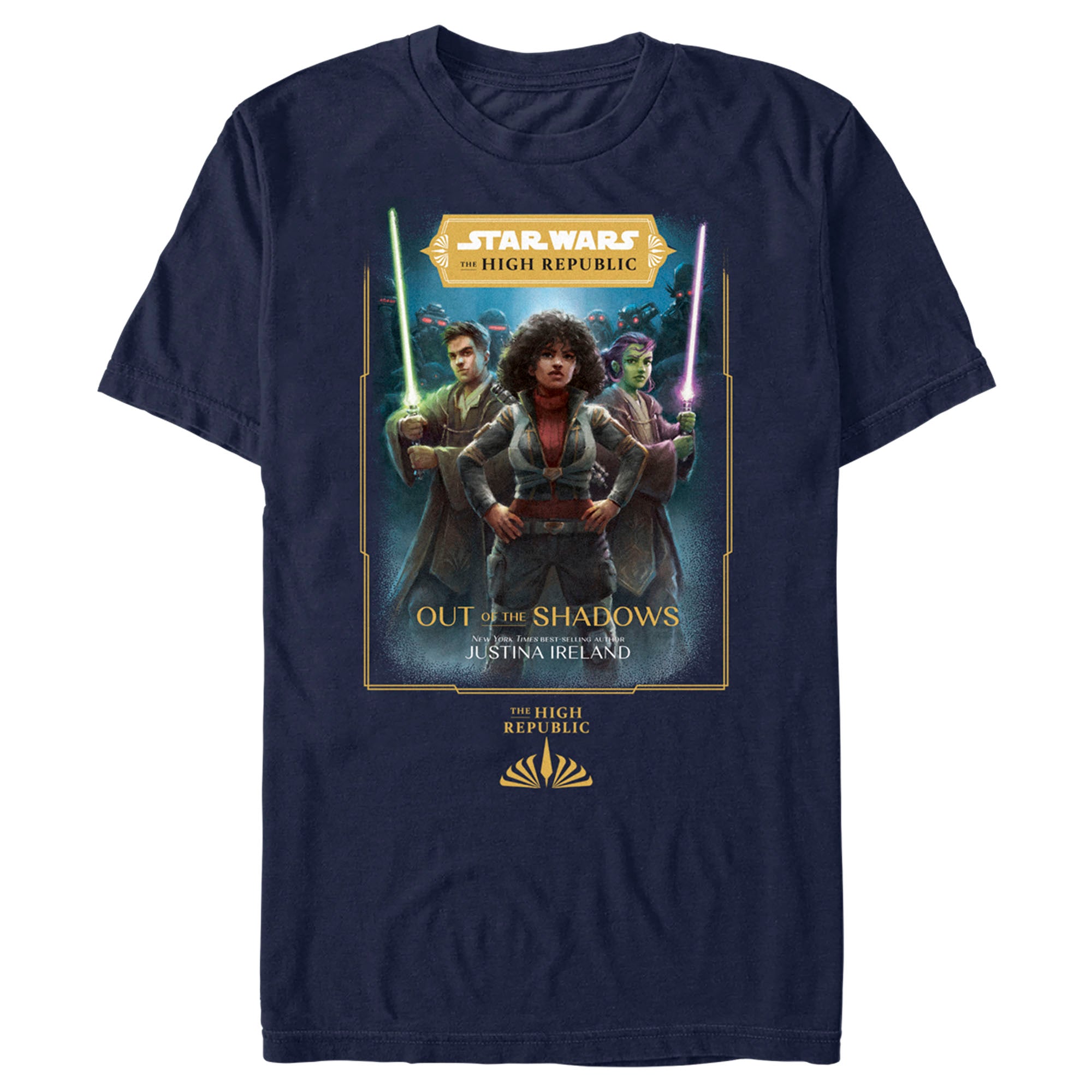 Men's Star Wars The High Republic Out of the Shadows Cover T-Shirt Men's Star Wars The High Republic Out of the Shadows Cover T-Shirt