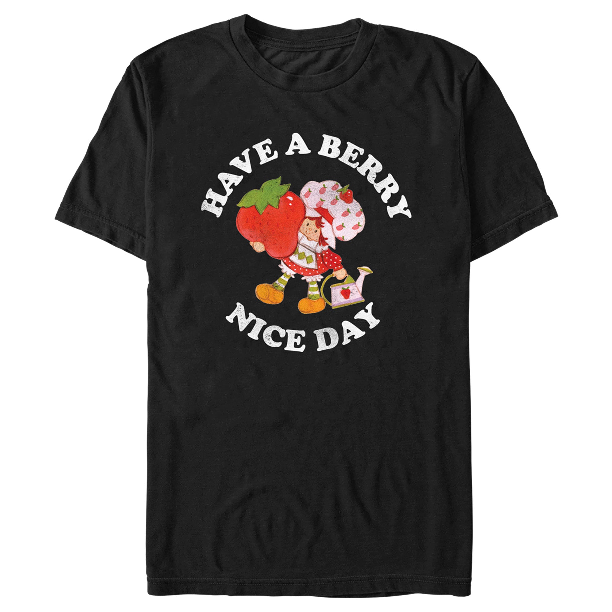 Men's Strawberry Shortcake Berry Nice Day Greeting T-Shirt Men's Strawberry Shortcake Berry Nice Day Greeting T-Shirt