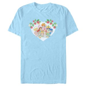 Men’s Strawberry Shortcake Friends in a Heart T-Shirt