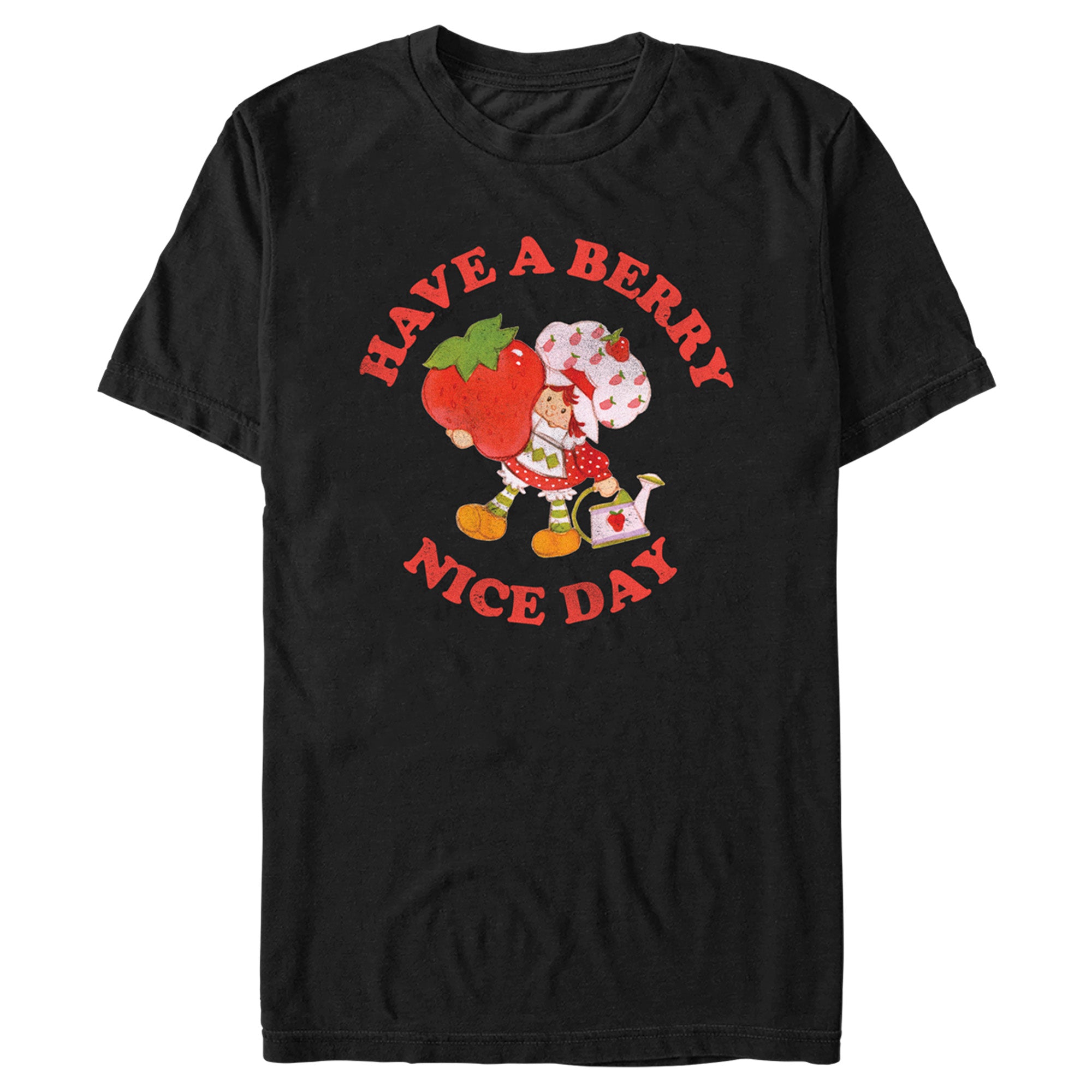 Men's Strawberry Shortcake Have a Berry Nice Day T-Shirt Men's Strawberry Shortcake Have a Berry Nice Day T-Shirt