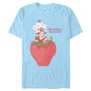 Men’s Strawberry Shortcake Relaxing on a Berry T-Shirt