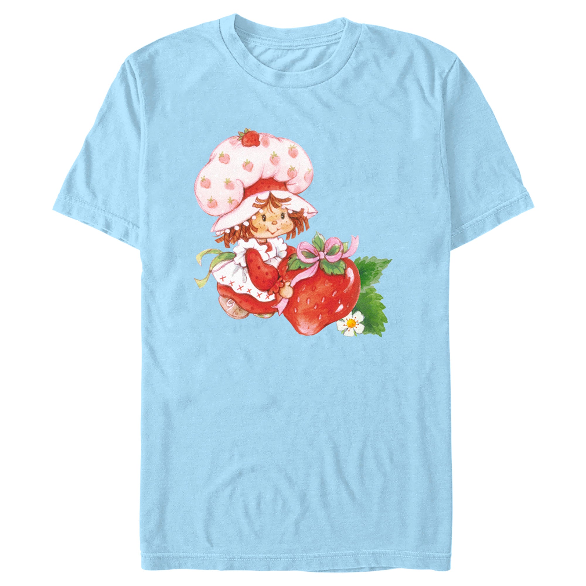 Men's Strawberry Shortcake Watercolor Berry T-Shirt Men's Strawberry Shortcake Watercolor Berry T-Shirt