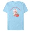 Men’s Strawberry Shortcake Watercolor Cute Berry Gift T-Shirt
