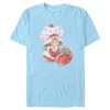 Men’s Strawberry Shortcake Watercolor Cute Berry T-Shirt