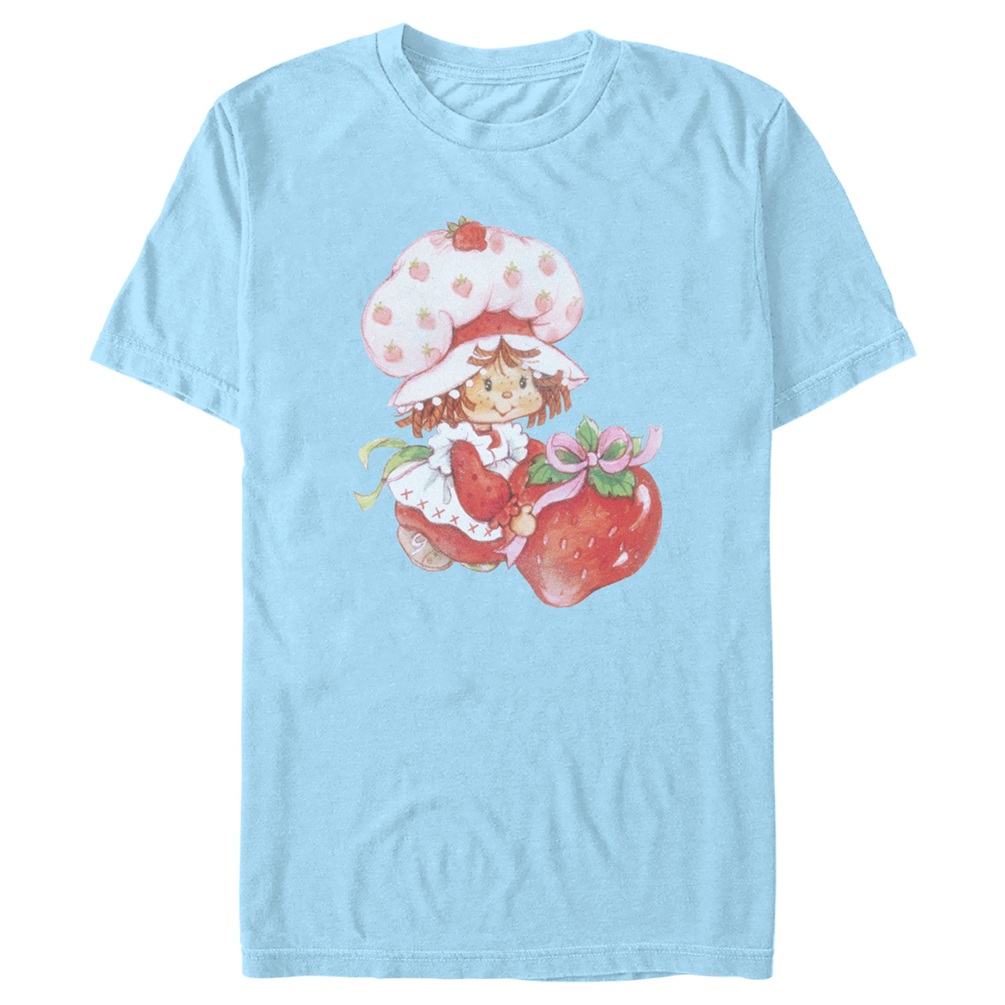 Men's Strawberry Shortcake Watercolor Cute Berry T-Shirt Men's Strawberry Shortcake Watercolor Cute Berry T-Shirt