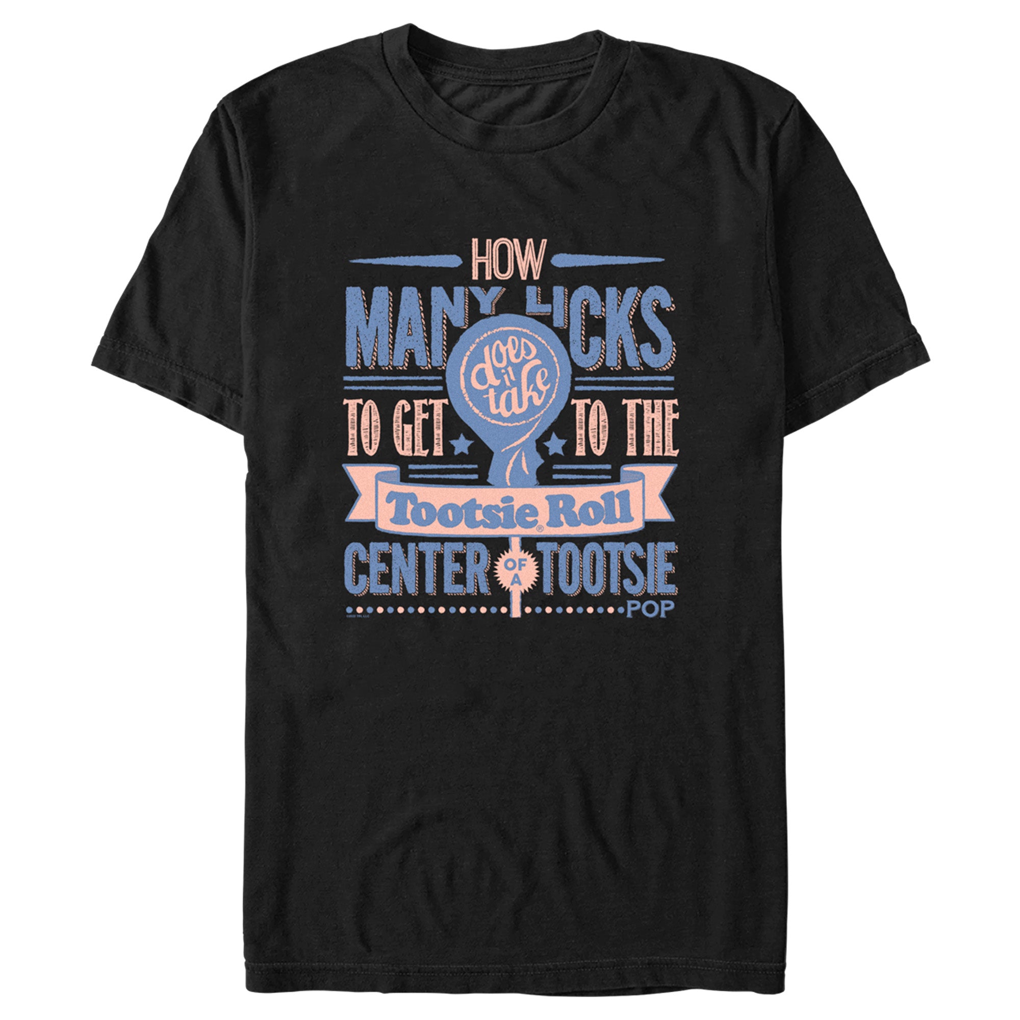 Men's Tootsie Pop How Many Licks Does It Take T-Shirt Men's Tootsie Pop How Many Licks Does It Take T-Shirt